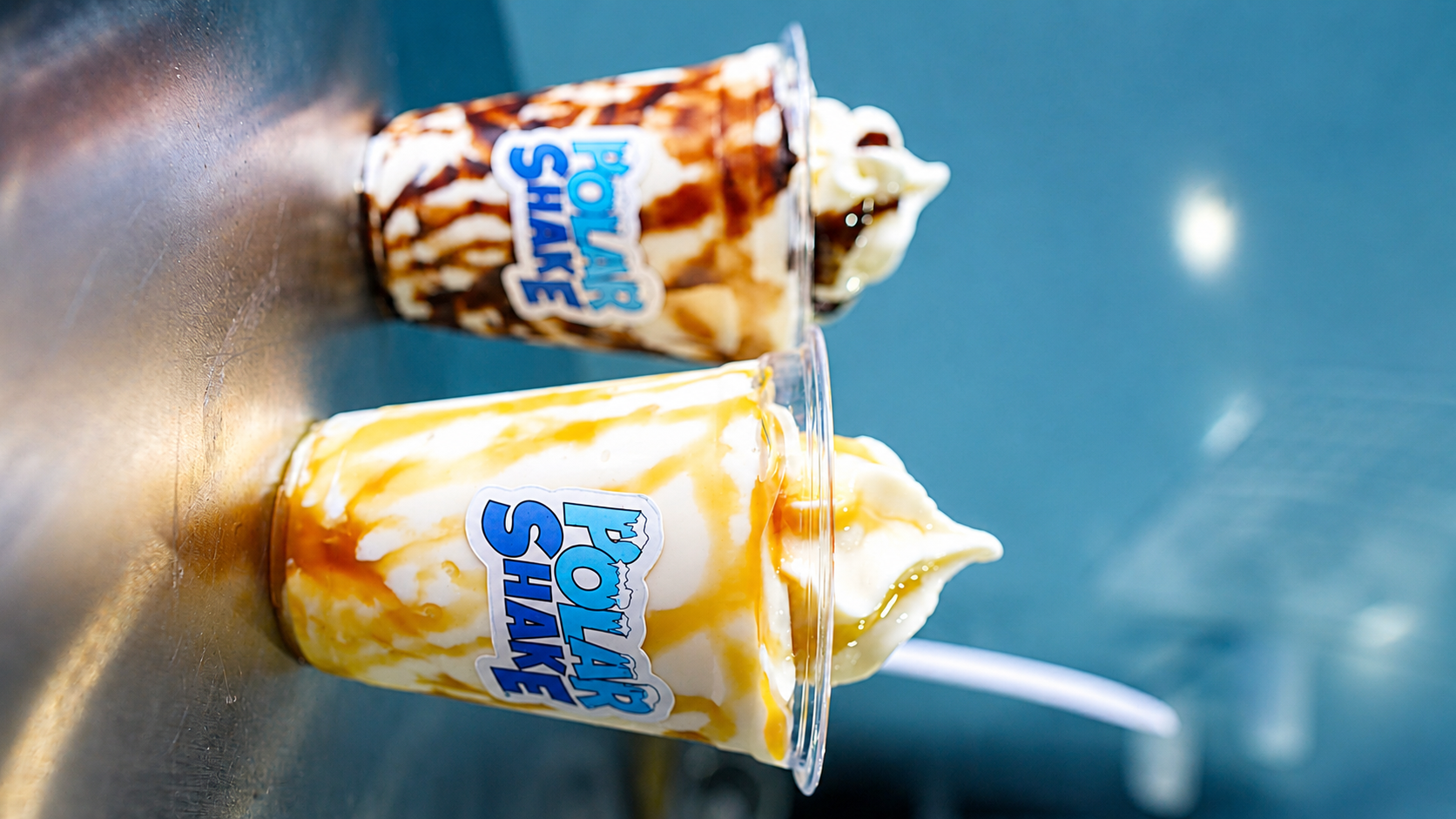 Making handcrafted sundaes at Polar Shake