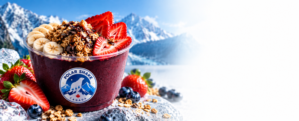 Polar Shake Canada Handcrafted Açaí Bowl